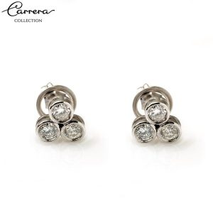 Pendientes 3 Diamantes 1.50cts