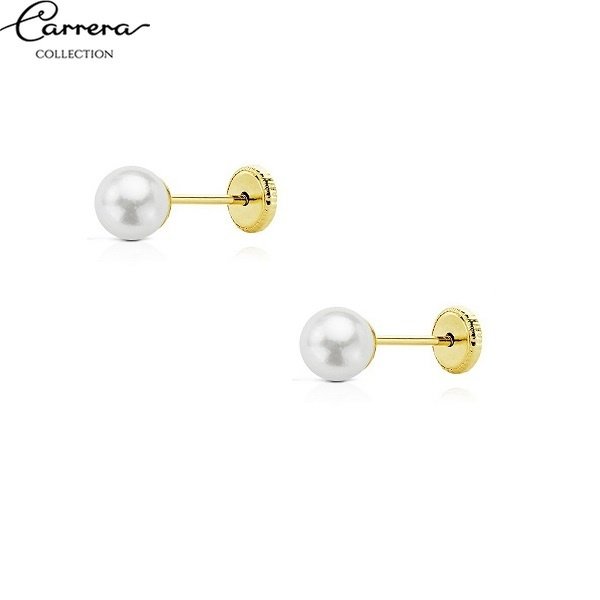 Pendientes Perla Cultivada (varias medidas) - Imagen 3
