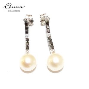 Pendientes Hilera Diamantes