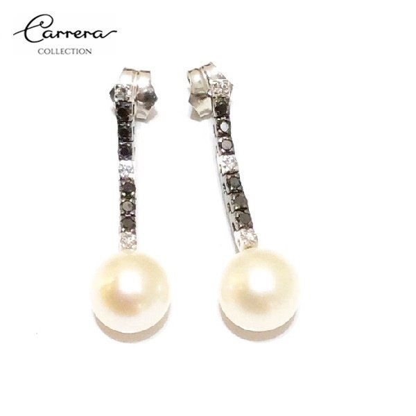 Pendientes Hilera Diamantes