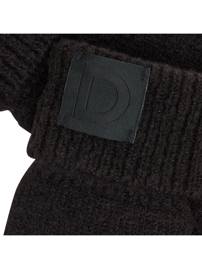 DESIGUAL – Pack Regalo Gorro y Guantes Negro Love is Infinity Mujer - Imagen 7
