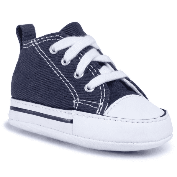 CONVERSE – Zapatillas Baby All Star First Star Hi Navy Bebé Azul Vaquero 88865 Edición Limitada - Imagen 4