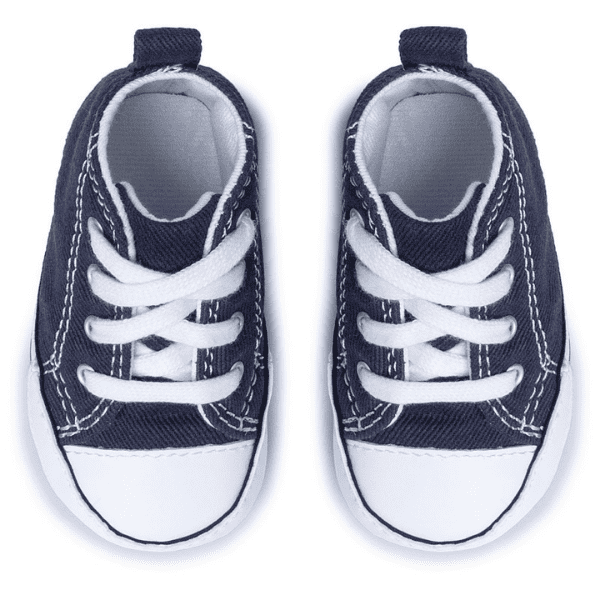CONVERSE – Zapatillas Baby All Star First Star Hi Navy Bebé Azul Vaquero 88865 Edición Limitada - Imagen 6