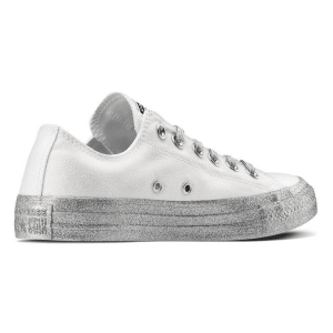CONVERSE – Converse Chuck Taylor All Star Lift Miley Cyrus Blancas Plataforma Glitter Mujer 35
