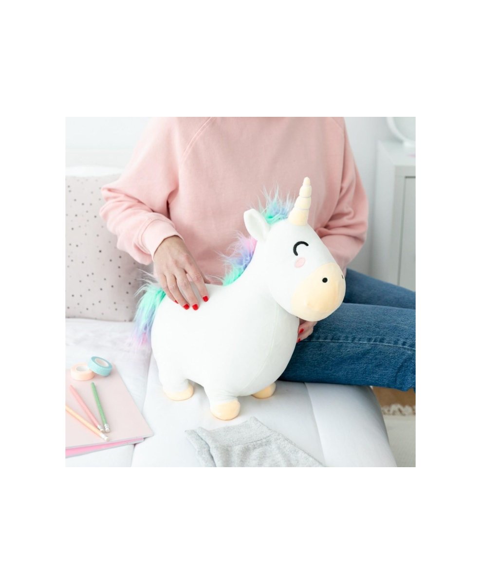 MR. WONDERFUL – Peluche unicornio Mr Wonderful cojin decorativo multicolor suave regalo niña mujer - Imagen 5