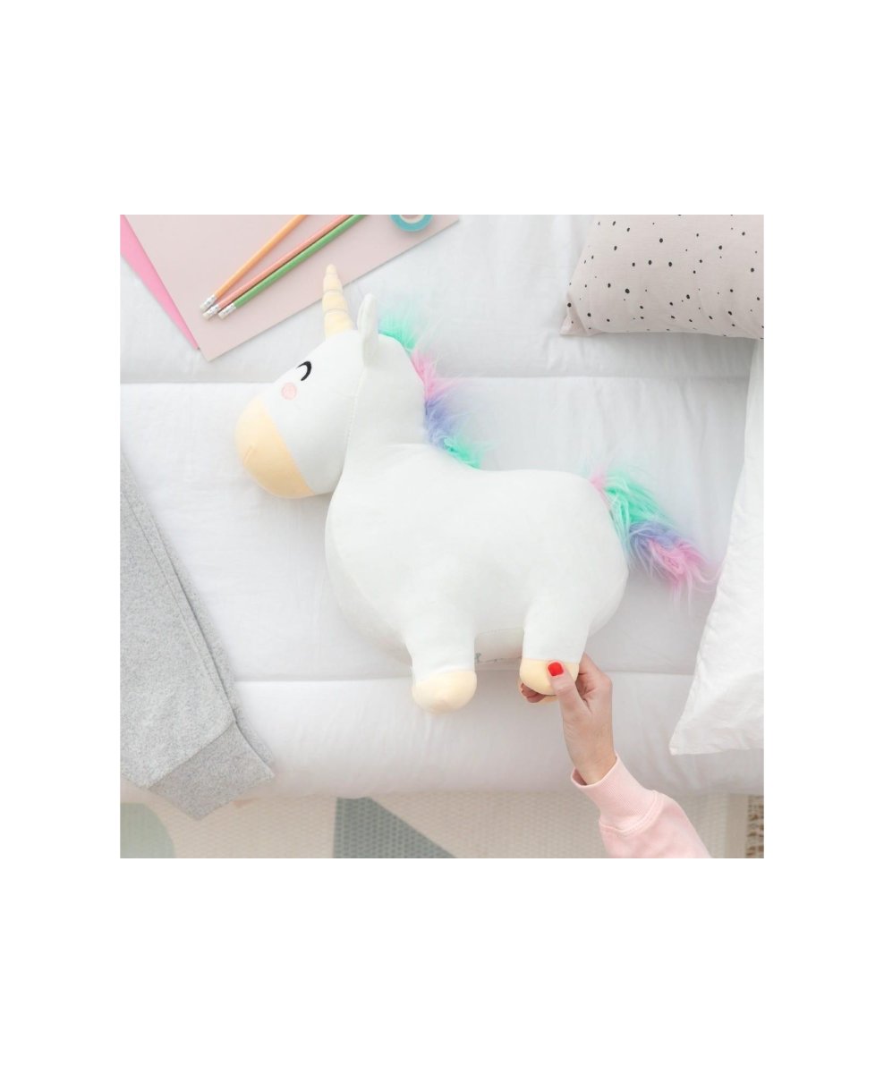 MR. WONDERFUL – Peluche unicornio Mr Wonderful cojin decorativo multicolor suave regalo niña mujer - Imagen 6