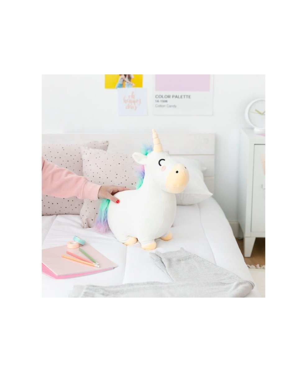 MR. WONDERFUL – Peluche unicornio Mr Wonderful cojin decorativo multicolor suave regalo niña mujer - Imagen 8