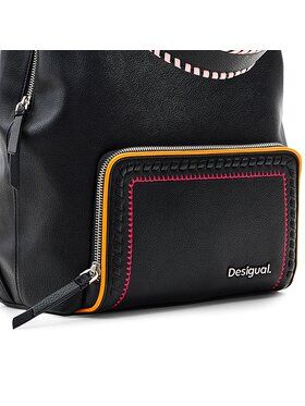 DESIGUAL- Mochila Desigual negra mujer Back Prime Sumy – Elegante y urbana - Imagen 9