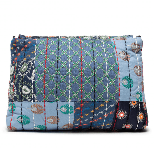 DESIGUAL – Bolso Desigual Boro Japanese Vera – Bandolera boho patchwork azul 21WAXA91/5000 - Imagen 8