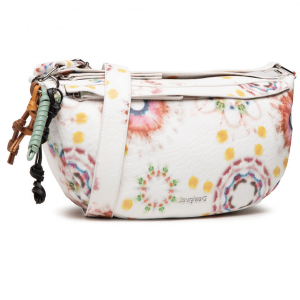 DESIGUAL – Bolso Desigual Breathe Luisiana Blanco Tie Dye para Mujer