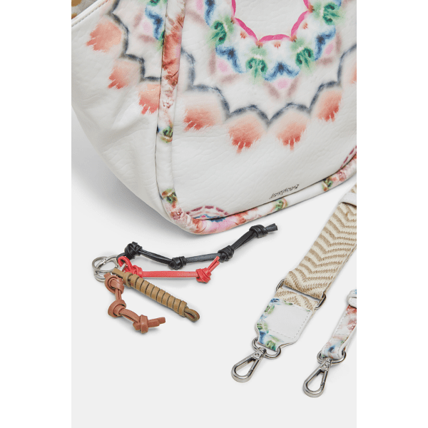 DESIGUAL – Bolso Desigual Breathe Rotty 21SAXPAT/1002 – Capazo Grande Multicolor Mujer - Imagen 4