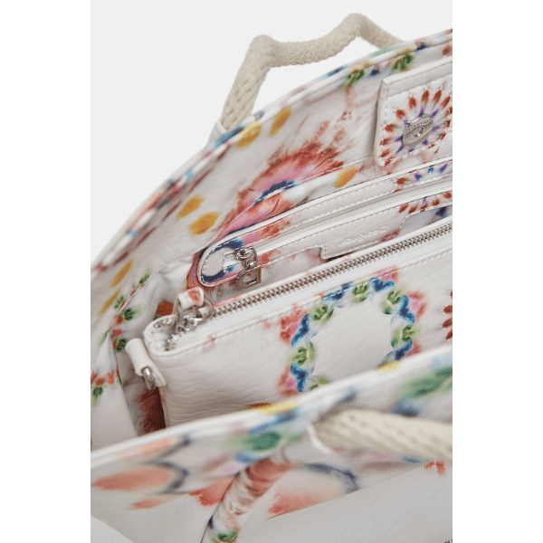 DESIGUAL – Bolso Desigual Breathe Rotty 21SAXPAT/1002 – Capazo Grande Multicolor Mujer - Imagen 5