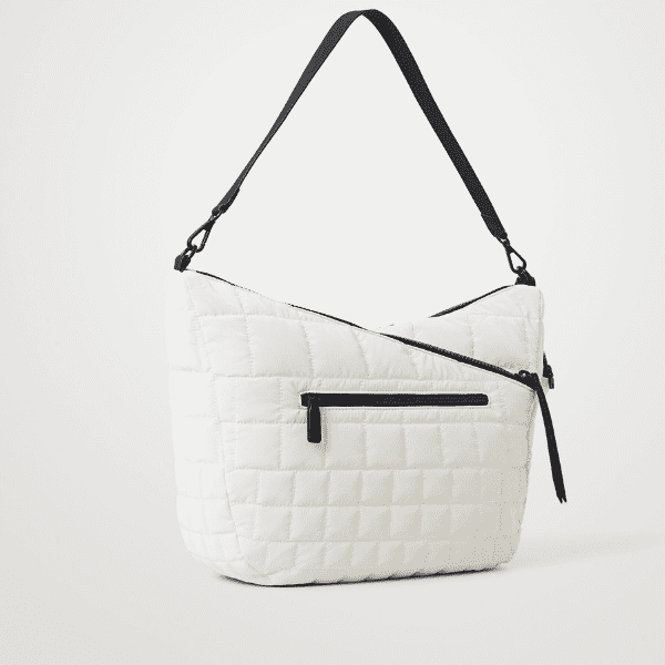 DESIGUAL – Bolso Desigual Cocoa Harry 2.0 Blanco Acolchado Bandolera Mujer - Imagen 4
