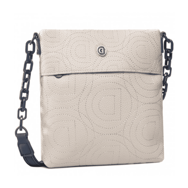 DESIGUAL – Bolso Bandolera Mujer Minuet Kemi Pequeño Color Crema Blanco Beige 23x22x4cm Mujer Regalo - Imagen 2