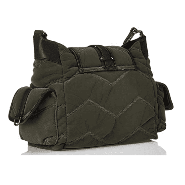 DESIGUAL – Bolso bandolera Desigual Soko Kyoto verde con bordado mandala 20WAXACL - Imagen 3