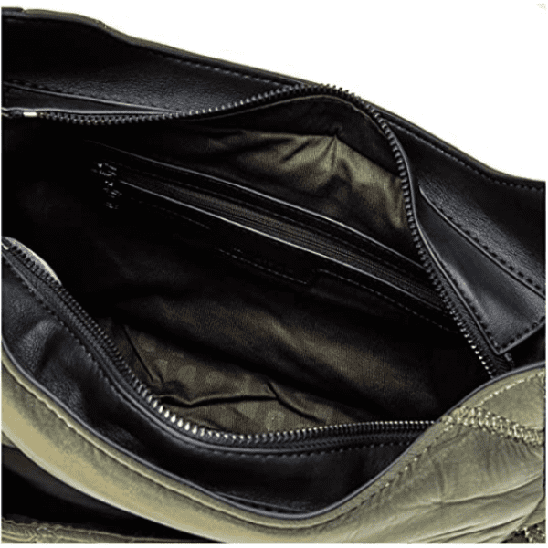 DESIGUAL – Bolso bandolera Desigual Soko Kyoto verde con bordado mandala 20WAXACL - Imagen 5