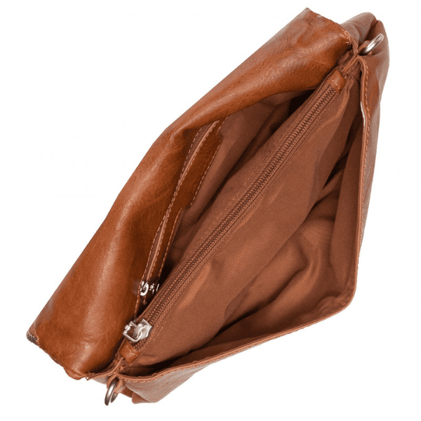 DESIGUAL – Bolso Desigual Mujer Marrón Bandolera Venecia Tachas - Imagen 8