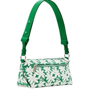 DESIGUAL – Bolso Desigual Viceversa Urus Verde Floral Mujer Bandolera