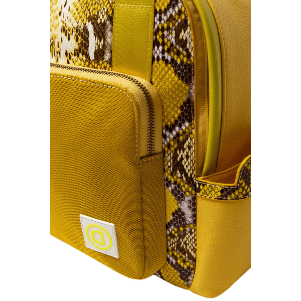 DESIGUAL – Mochila Desigual Amarilla Mini Mujer Animal Print Talisman Randers - Imagen 5