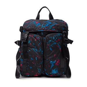 DESIGUAL – Mochila Desigual Back Virutas Baltimore Negra y Multicolor 21WAKA05
