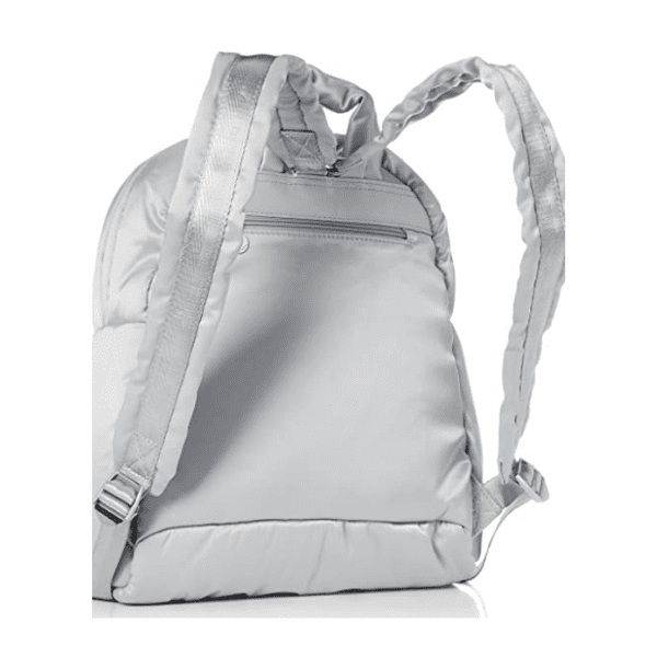 DESIGUAL – Mochila Desigual Simoneta Venice Plateada Corazones Mujer 36x32x12cm - Imagen 4