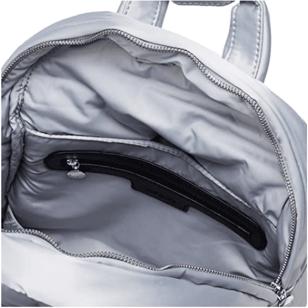 DESIGUAL – Mochila Desigual Simoneta Venice Plateada Corazones Mujer 36x32x12cm - Imagen 8