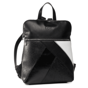 DESIGUAL – Mochila Mujer Spring Nanaimo Negra Blanca