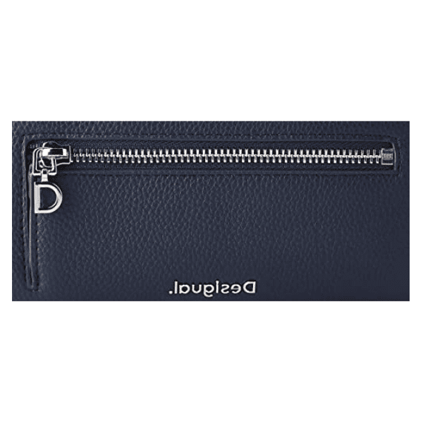 DESIGUAL – Cartera Desigual Alessia Mariona Mujer Azul Marino 21SAYP28 – Monedero Largo Mandala - Imagen 4
