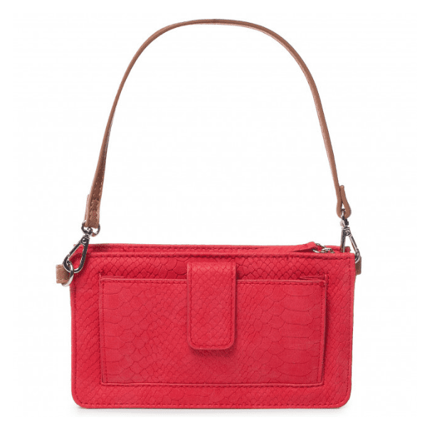 DESIGUAL – Bolso Monedero Desigual Mujer Hela Carmen Rojo 20SAYP54 Bandolera Mini - Imagen 4
