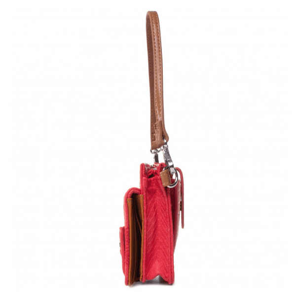 DESIGUAL – Bolso Monedero Desigual Mujer Hela Carmen Rojo 20SAYP54 Bandolera Mini - Imagen 5