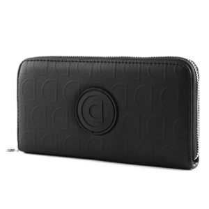 DESIGUAL – Monedero Cartera Mujer Negra Lazarus Zip Around 19×10 cm. 20SAYP14 Regalo Clásico