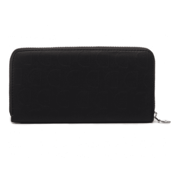 DESIGUAL – Monedero Cartera Mujer Negra Lazarus Zip Around 19×10 cm. 20SAYP14 Regalo Clásico - Imagen 3