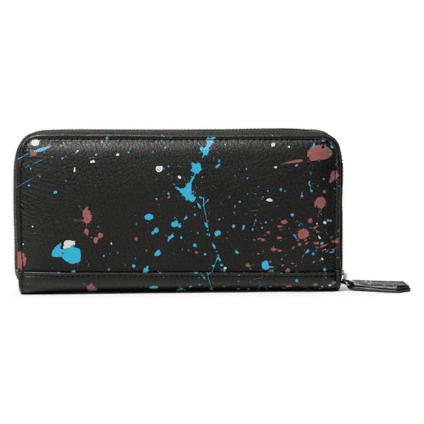 DESIGUAL – Monedero Desigual Sky Splatting Negro Mujer Zip Cartera Larga 20WAYP44 - Imagen 3