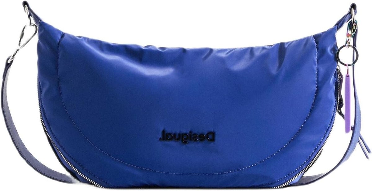 DESIGUAL – Bolso Happy Bag Kuwai – Bandolera Mujer Azul, Talla Única - Imagen 3