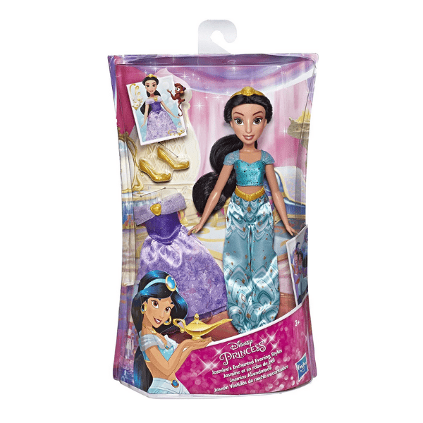 DISNEY – Princesa Jasmine Muñeca 30 cm Vestidos Noches Encantadas con Accesorios - Imagen 7