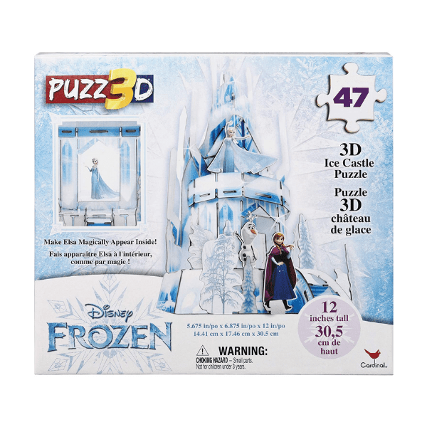 FROZEN – Puzzle 3D Frozen Cardinal 47 Piezas Castillo de Hielo de Elsa - Imagen 2