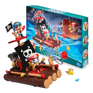 FAMOSA – Pinypon Action Balsa Pirata Flotante con Figura y Accesorios 4+