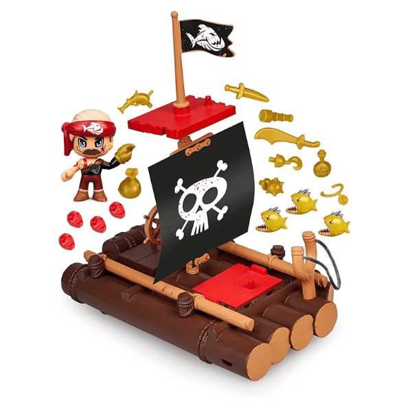 FAMOSA – Pinypon Action Balsa Pirata Flotante con Figura y Accesorios 4+ - Imagen 4