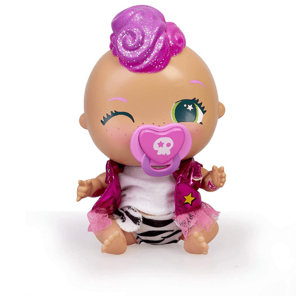 FAMOSA – The Bellies Punky Pink Muñeca Interactiva Glow 18 cm 700016273 - Imagen 6
