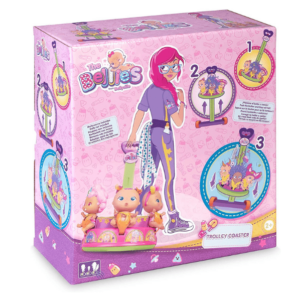 FAMOSA – The Bellies Trolley Coaster Porta Bellies & Beasties - Imagen 3
