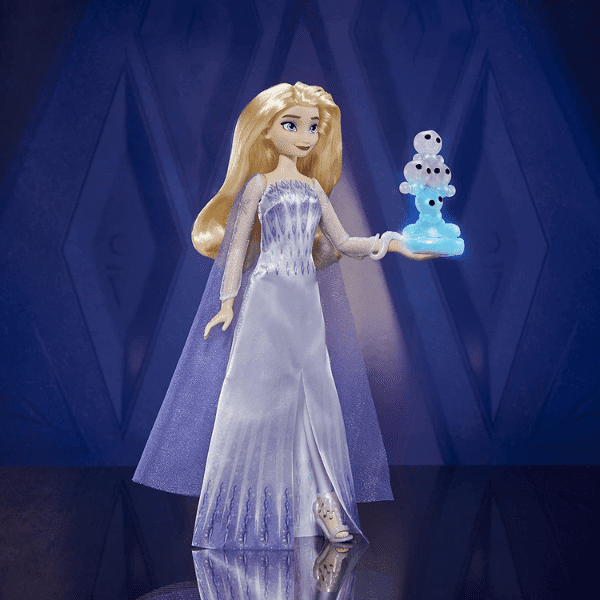 FROZEN 2 – Momentos Mágicos Elsa y sus Amigos Muñeca Disney Frozen 2 Elsa con Sonidos y Luces | 3 Accesorios | - Imagen 4