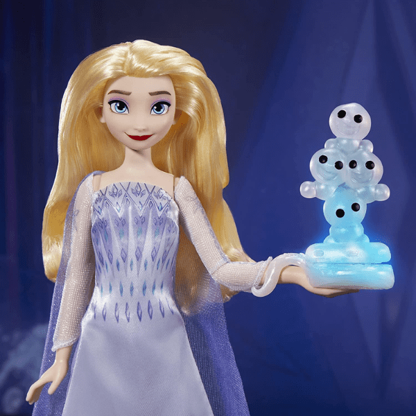 FROZEN 2 – Momentos Mágicos Elsa y sus Amigos Muñeca Disney Frozen 2 Elsa con Sonidos y Luces | 3 Accesorios | - Imagen 5