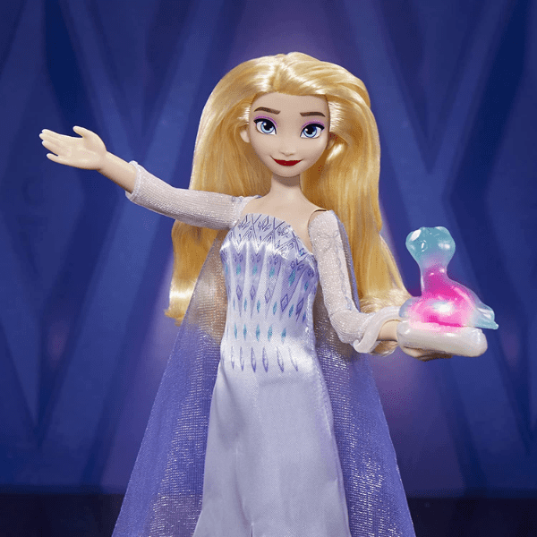 FROZEN 2 – Momentos Mágicos Elsa y sus Amigos Muñeca Disney Frozen 2 Elsa con Sonidos y Luces | 3 Accesorios | - Imagen 8