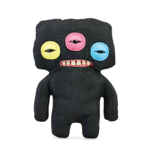 FUGGLER – Fuggler Annoyed Alien negro | Peluche alienígena 3 ojos raro