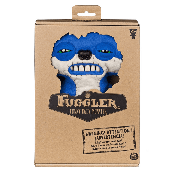FUGGLER – Blue Suspicious Fox – Peluche Divertido y Feo de Colección, Muñeco Monstruo Original para Niños y Adultos - Imagen 6