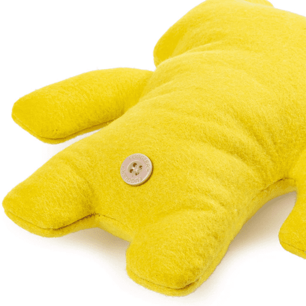 FUGGLER – Fuggler Funny Ugly Monster Amarillo 22 cm – Peluche Único Certificado Adopción - Imagen 5