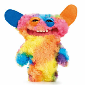 FUGGLER – Peluche Fuggler Grin Grin Snuggler Multicolor 22 cm Original Funny Ugly Monster Descatalogado