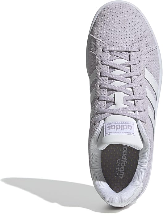 ADIDAS – Zapatillas Adidas Grand Court Mujer Blancas EE7476 Talla 40 Casual Cómodas - Imagen 8