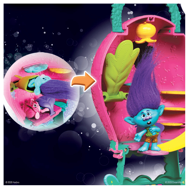 HASBRO – Trolls Globo Gira Mundial E77245L0 Maletín Poppy Regalo Niña 4+ Años - Imagen 8
