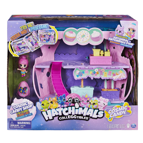 HATCHIMALS – Cosmic Candy Shop 2 en 1 con Pixie y Hatchimal Exclusivos - Imagen 2